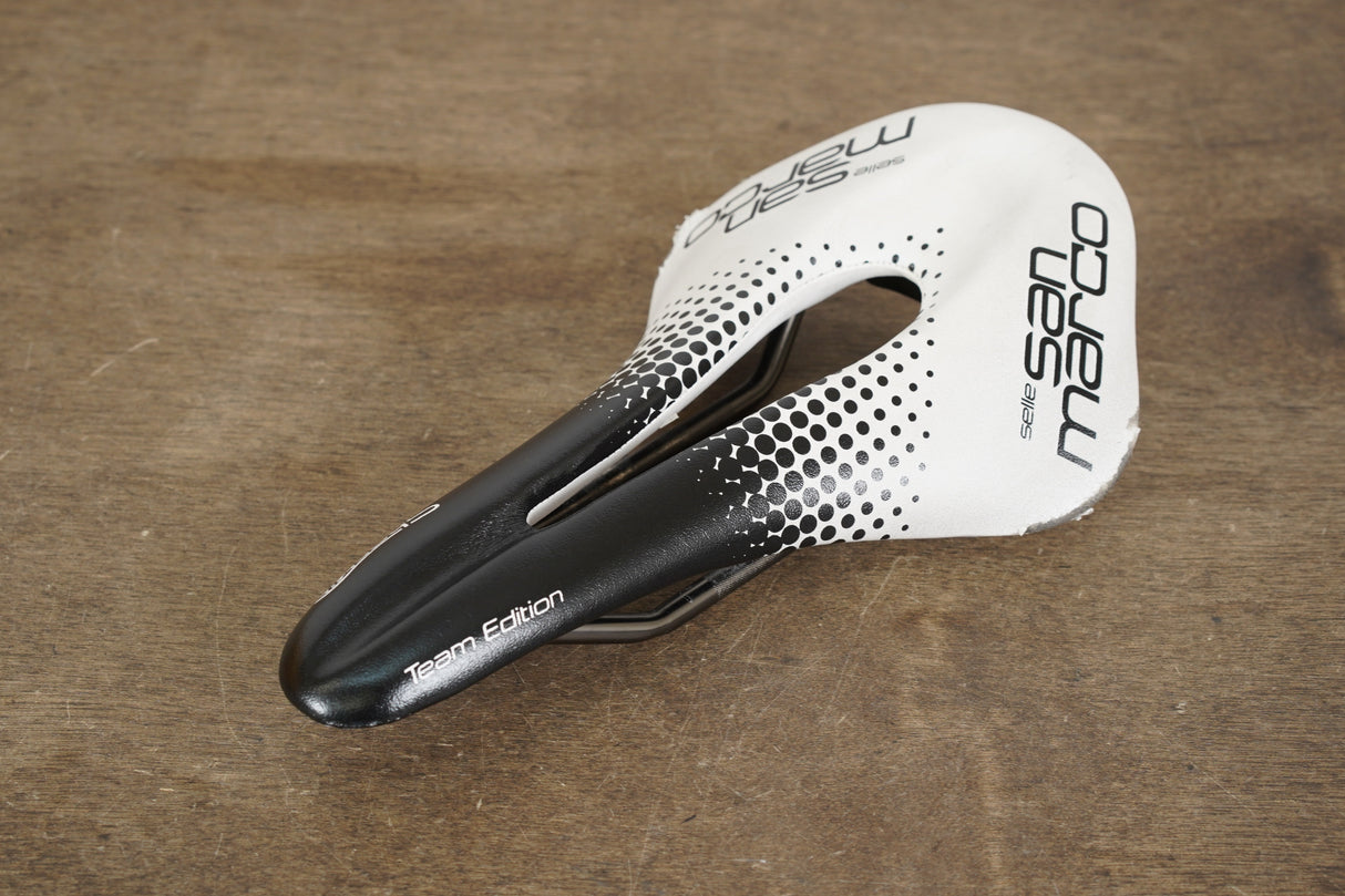 142mm Selle San Marco ShortFit Team Steel Rail Road Saddle 165g
