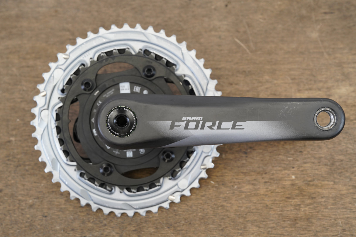 172.5mm 48/35T GXP SRAM Force AXS D1 Quarq Power Meter Crankset 856g