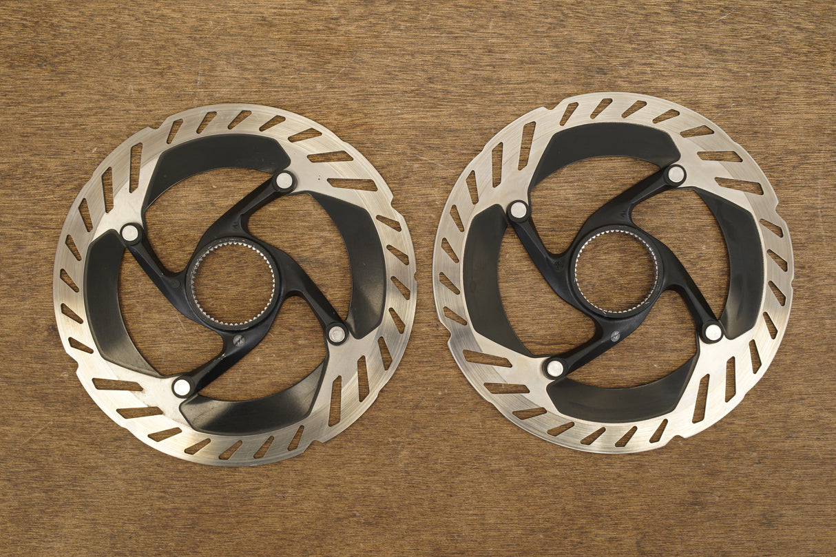 (2) 160mm Shimano Dura-Ace RT-CL900-160 Center Lock Disc Brake Rotors CL 900
