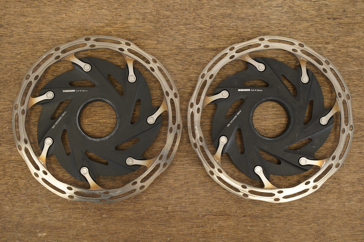 (2) 160mm SRAM CenterLine CLX-R Center Lock Disc Brake Rotor