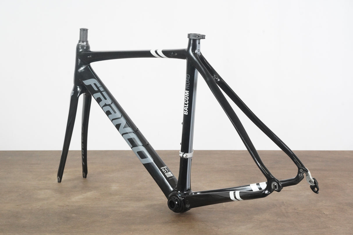 *Damaged* 51cm Franco Balcom Carbon Rim Brake Frameset