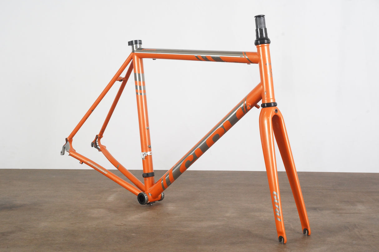56cm Guru Praemio Titanium Rim Brake Road Frameset