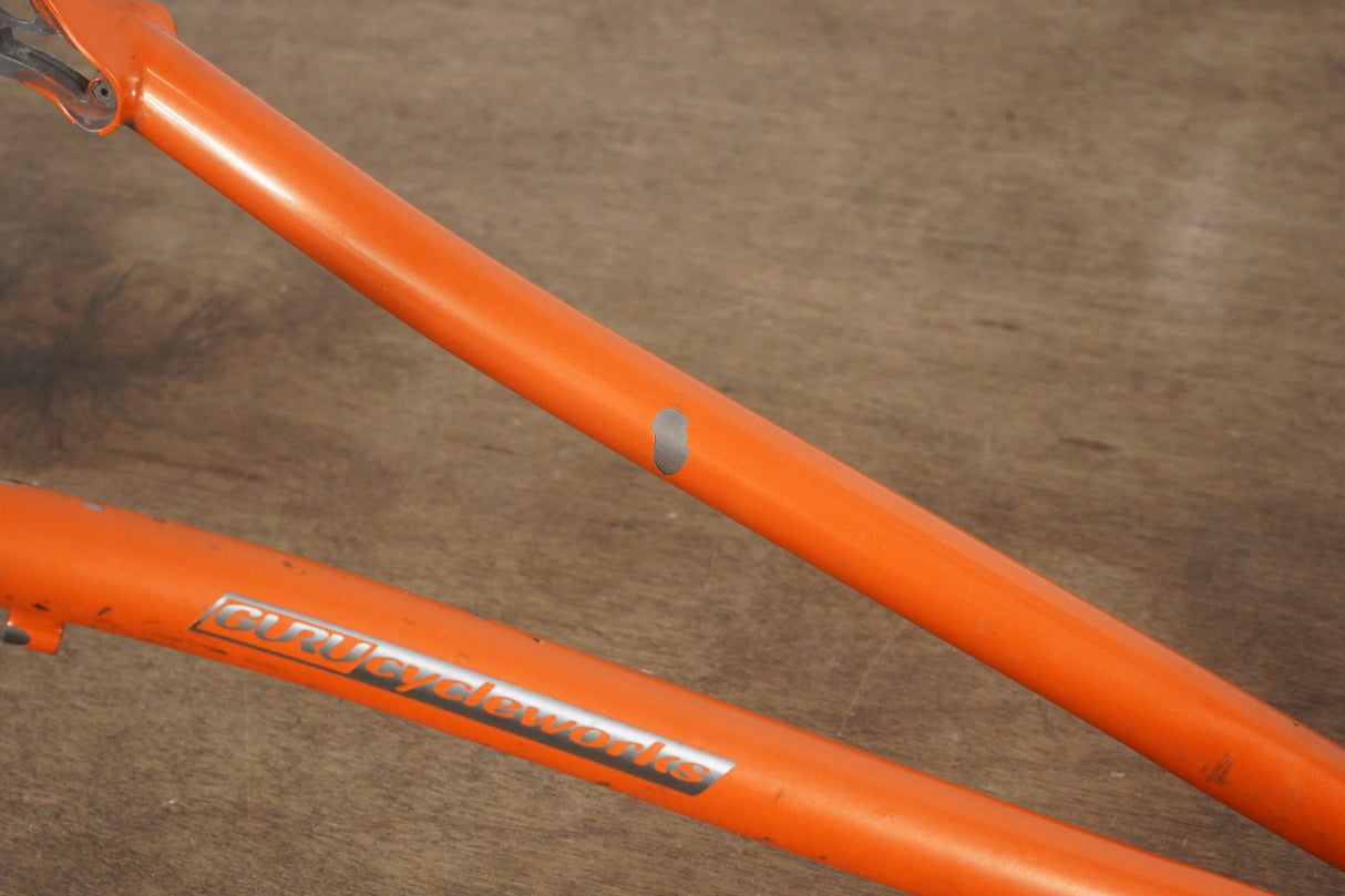 56cm Guru Praemio Titanium Rim Brake Road Frameset