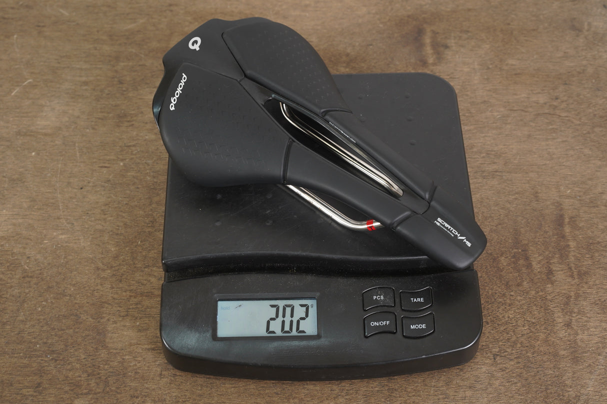 145mm Prologo Scratch M5 P.A.S TiroX Rail Road Saddle 202g