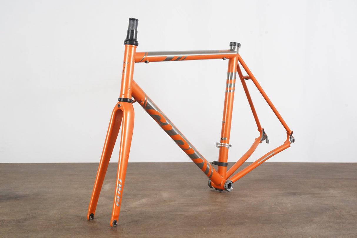 56cm Guru Praemio Titanium Rim Brake Road Frameset