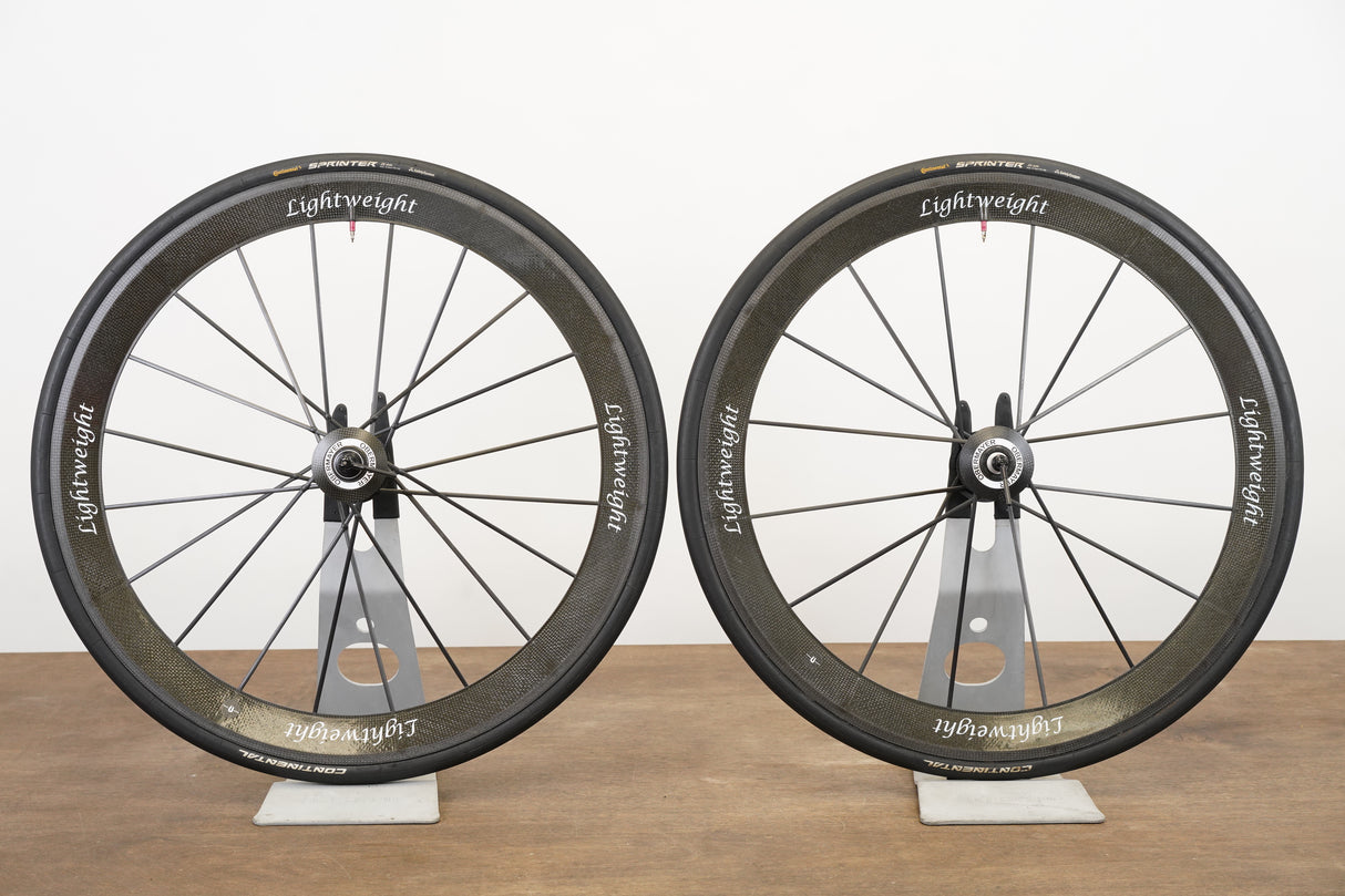 Lightweight Obermayer Carbon Tubular Rim Brake Wheelset Shimano/SRAM 11 Speed