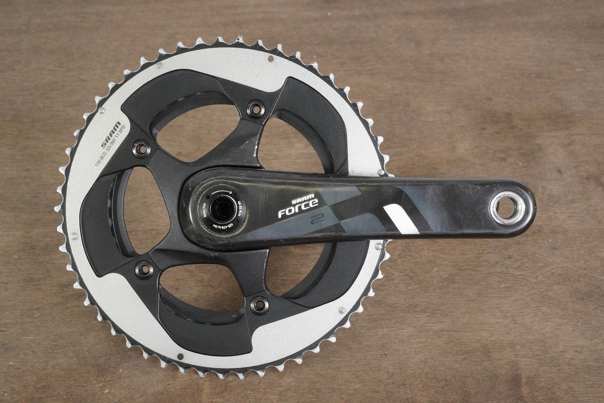 172.5mm 53/39T BB30 SRAM Force 22 11 Speed Carbon Road Crankset