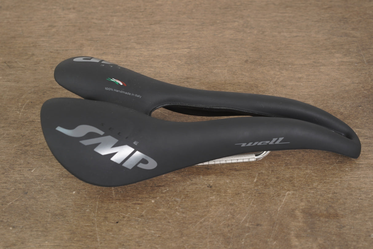 144mm Selle SMP Well Stainless Steel Rail Road Saddle