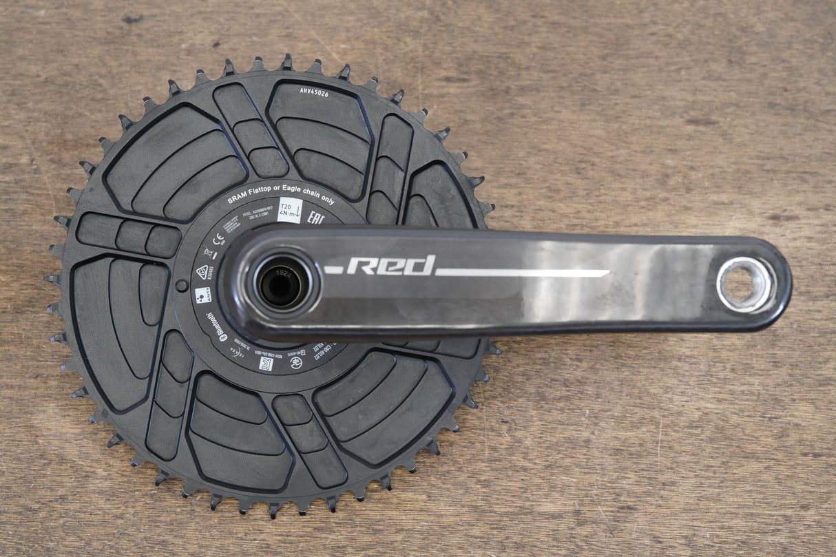 170mm 48T DUB SRAM Red AXS E1 Quarq 1x 12 Speed Power Meter Crankset 549g