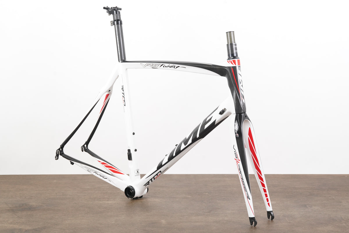 M (Medium) TIME Fluidity VRS Carbon Rim Brake Road Frameset