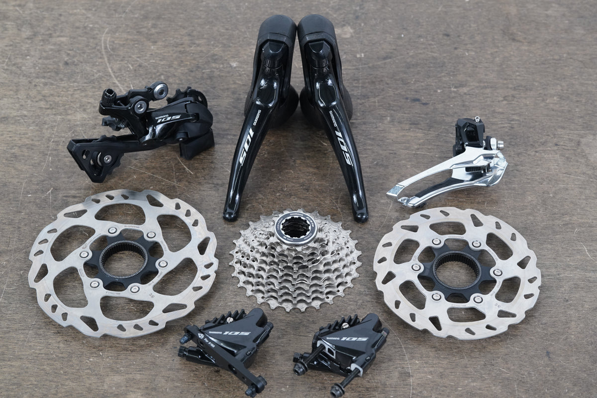 Shimano 105 R7000 GS 11 Speed Mechanical Hydraulic Disc Brake Groupset 7000