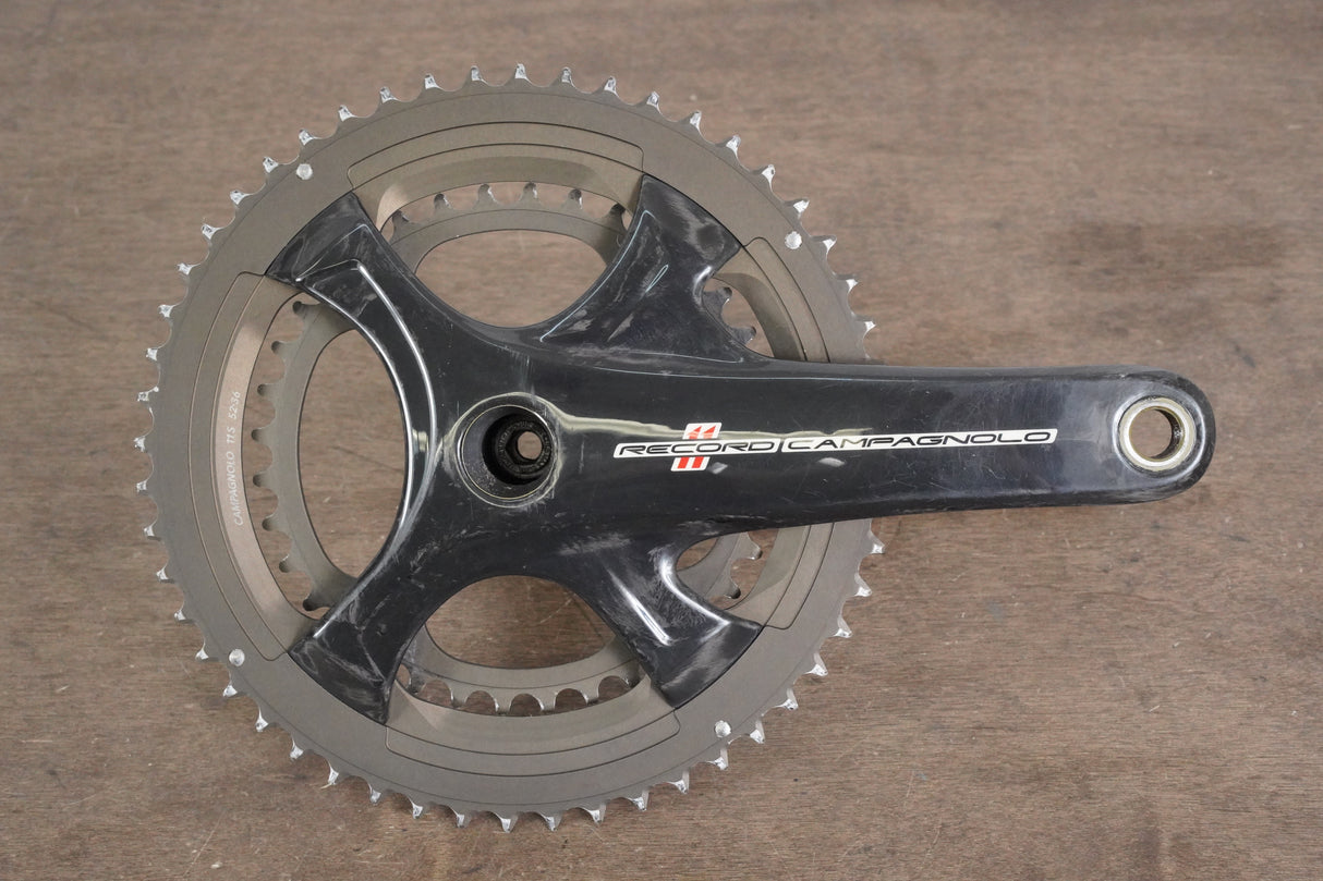 172.5mm 52/36T Campagnolo Record 11 Speed Carbon Crankset