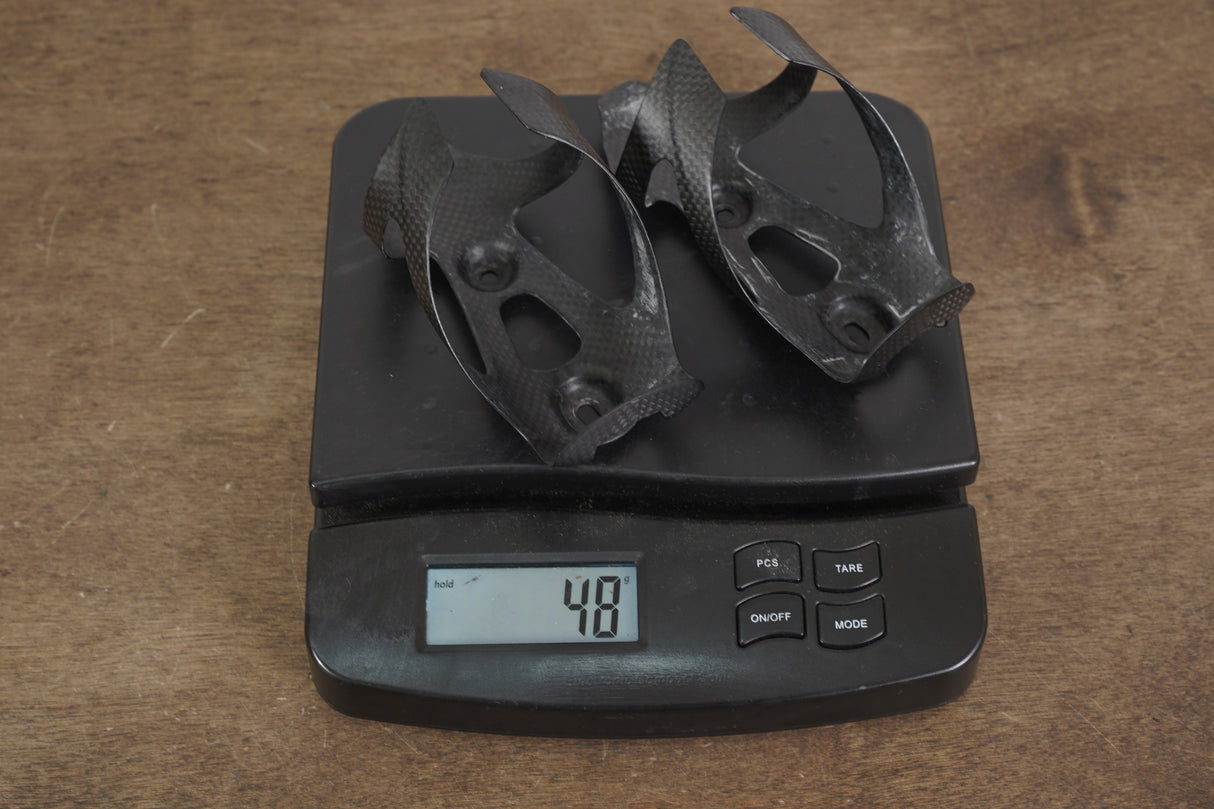 (2) Carbon Water Bottle Cages 48g