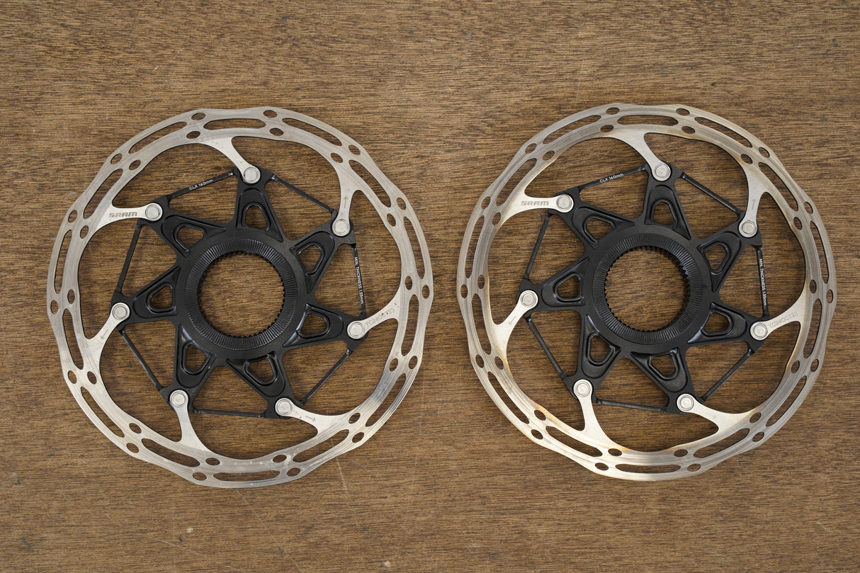 (2) 160mm SRAM Centerline CLX Center Lock Disc Brake Rotors