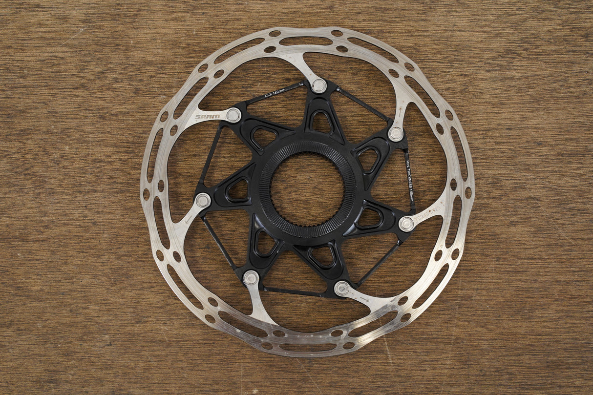 (2) 160mm SRAM Centerline CLX Center Lock Disc Brake Rotors