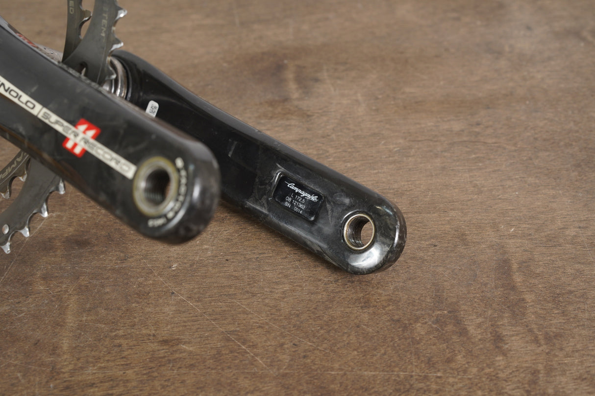 172.5mm 53/39T Campagnolo Super Record Titanium 11 Speed Carbon Crankset