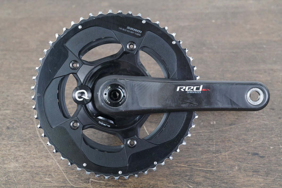 172.5mm 53/39T BB30 SRAM Red 22 Quarq DZero Power Meter Crankset 762g