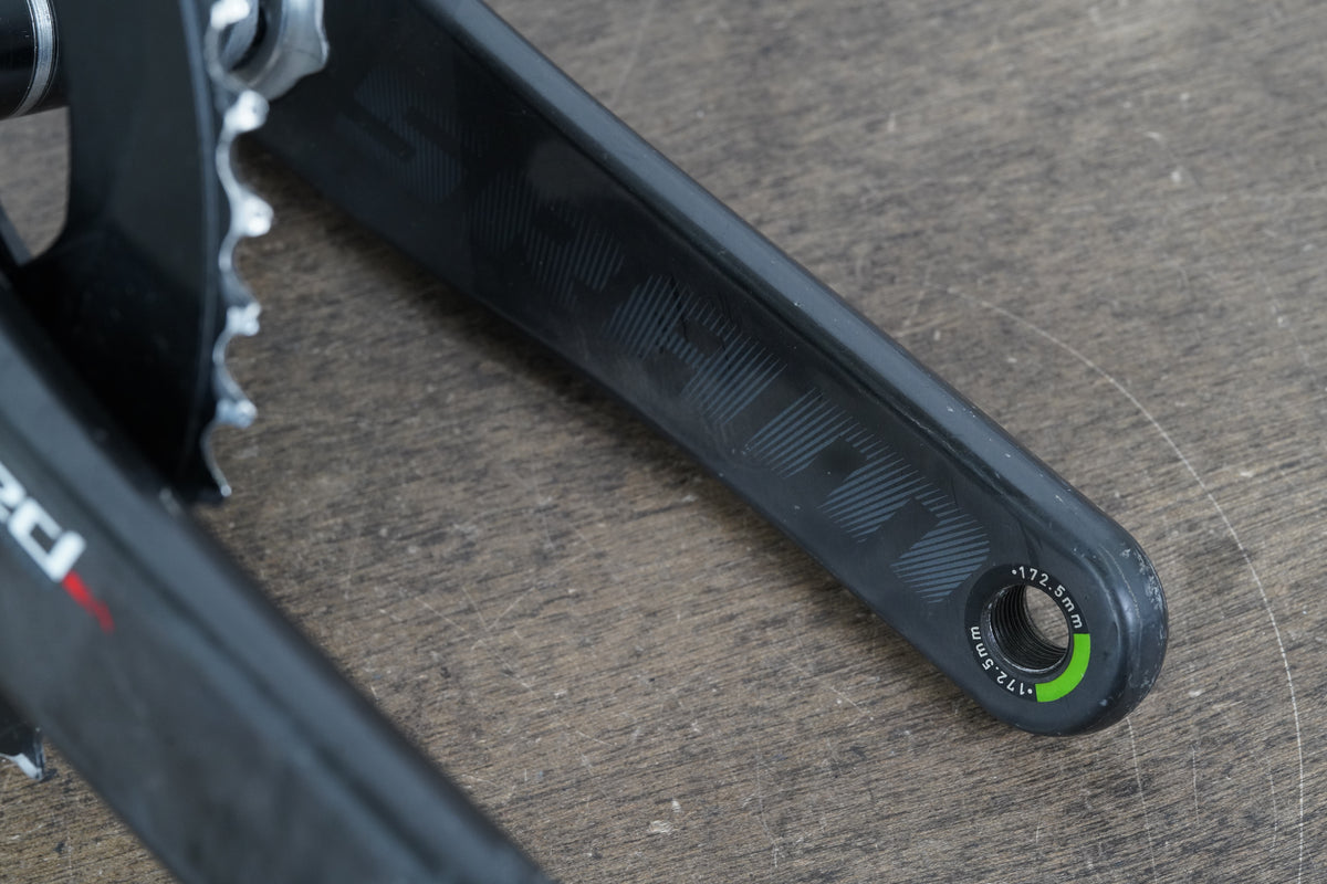 172.5mm 53/39T BB30 SRAM Red 22 Quarq DZero Power Meter Crankset 762g