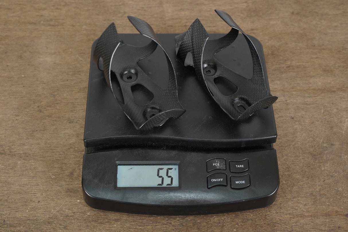 (2) Carbon Water Bottle Cages 55g