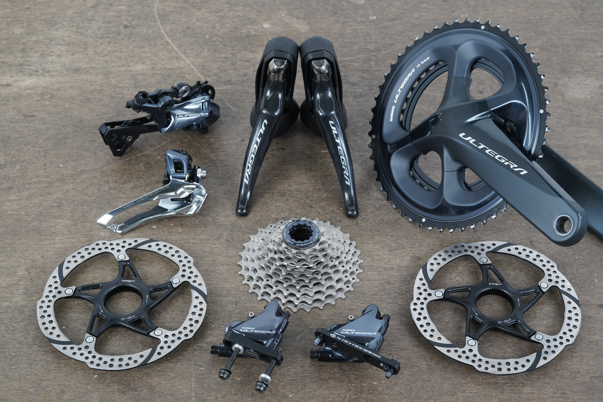 Shimano Ultegra R8000 GS 11 Speed Mechanical Disc Brake Road Full Groupset