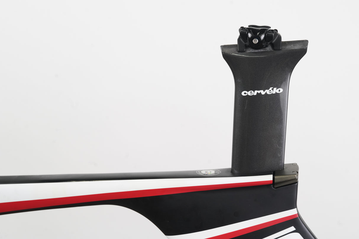 54cm Cervelo P5 TT Triathlon Carbon Rim Brake Frameset + Magura + Handlebar