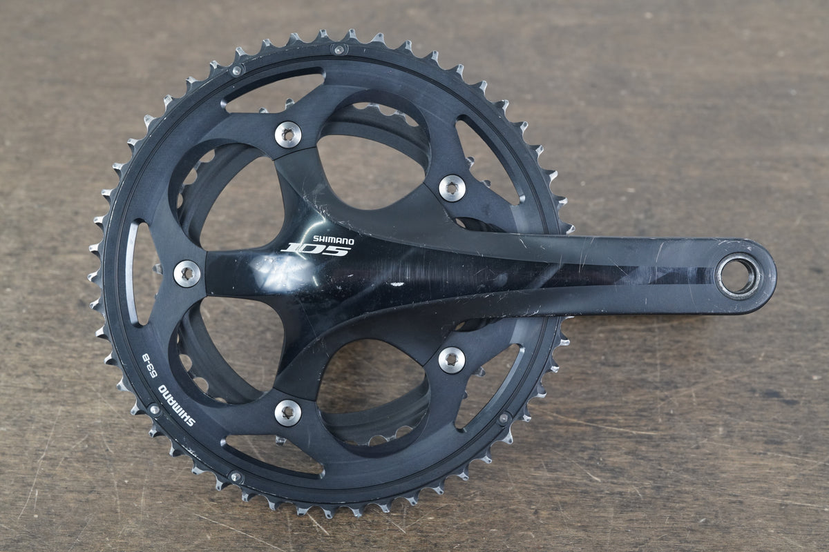175mm 53/39T Shimano 105 FC-5700 10 Speed Crankset 778g