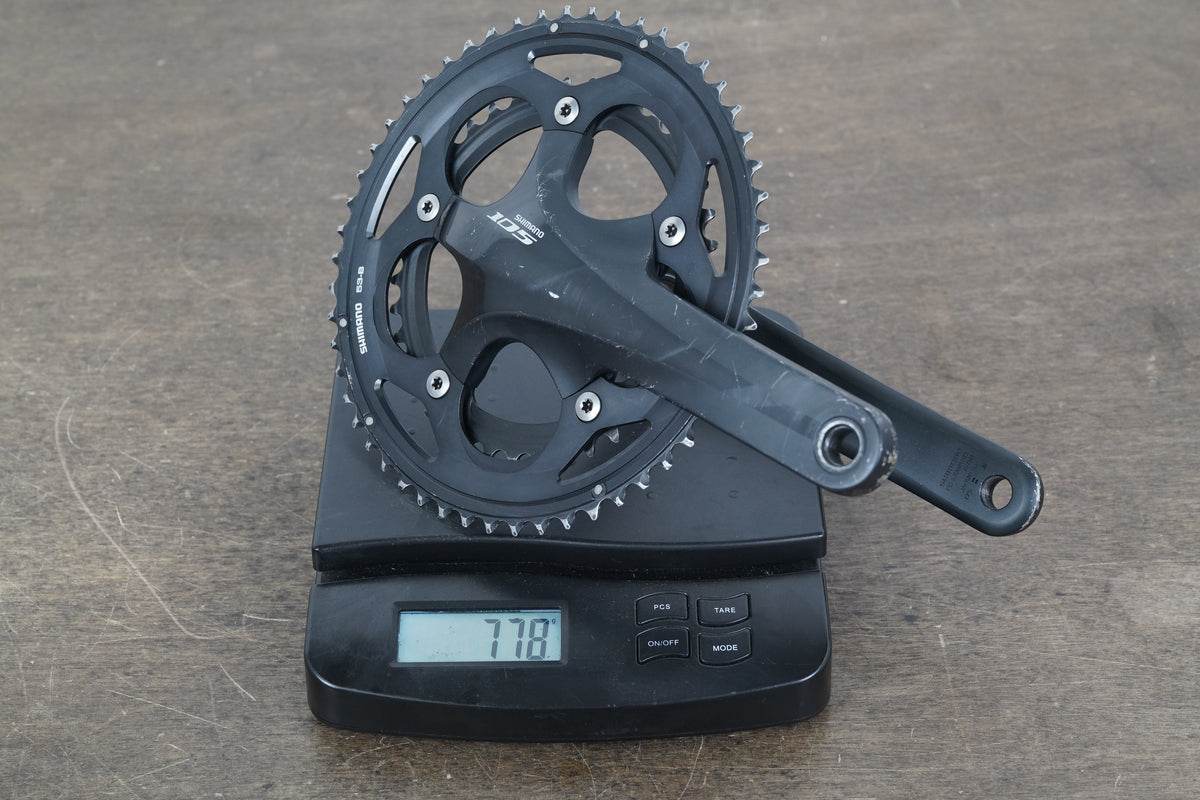175mm 53/39T Shimano 105 FC-5700 10 Speed Crankset 778g
