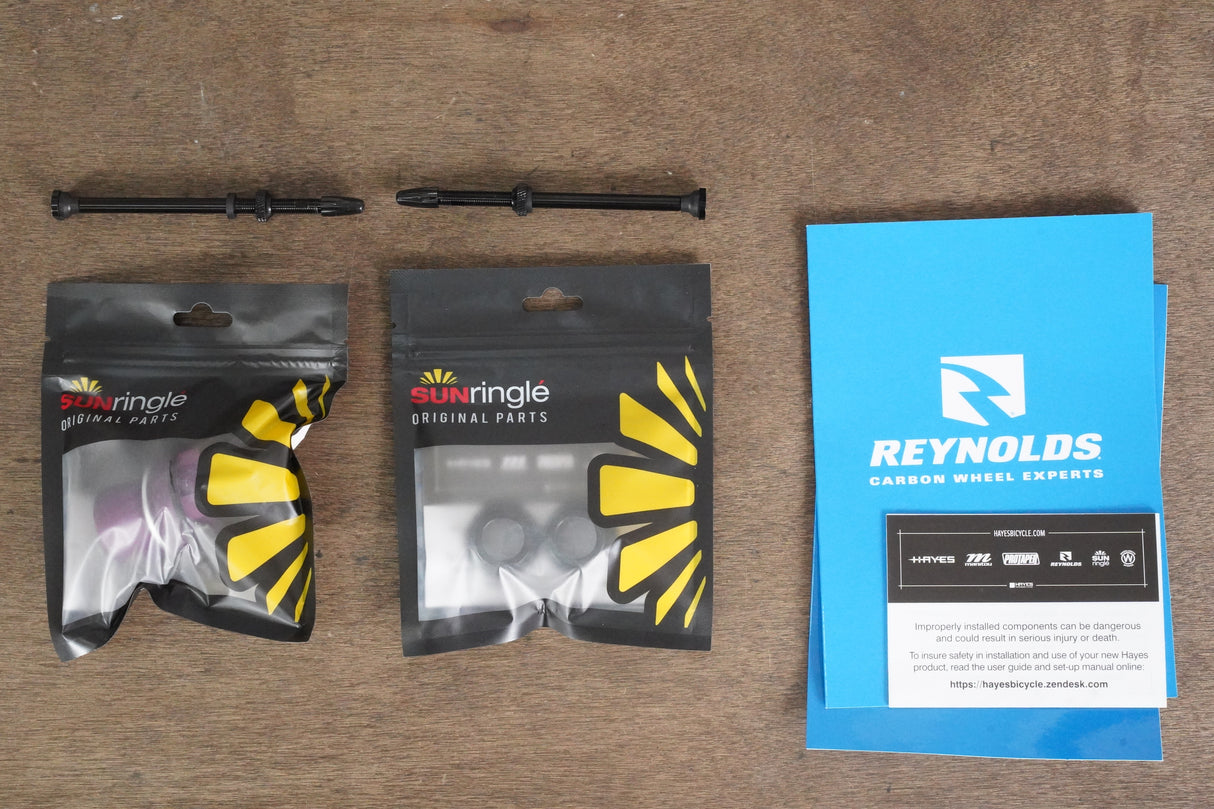 NEW Reynolds Blacklabel Aero 80 Carbon Tubeless Disc Wheelset + Bag