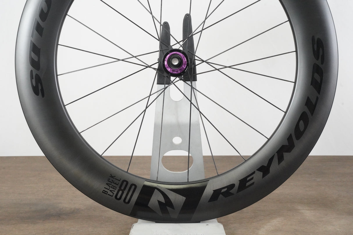 NEW Reynolds Blacklabel Aero 80 Carbon Tubeless Disc Wheelset + Bag