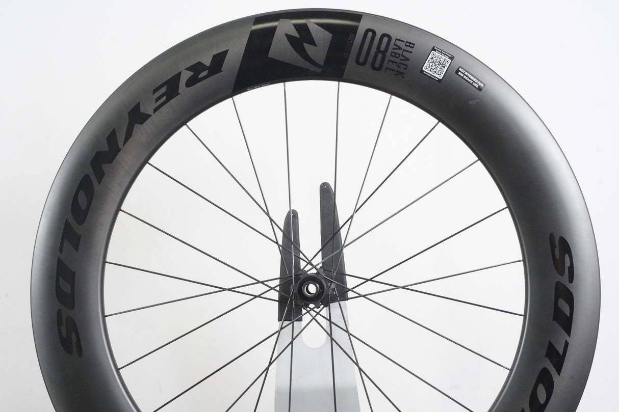 NEW Reynolds Blacklabel Aero 80 Carbon Tubeless Disc Wheelset + Bag