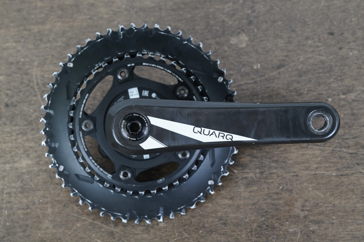 165mm 52/36T GXP Quarq DZero AXS Power Meter Road Crankset 747g