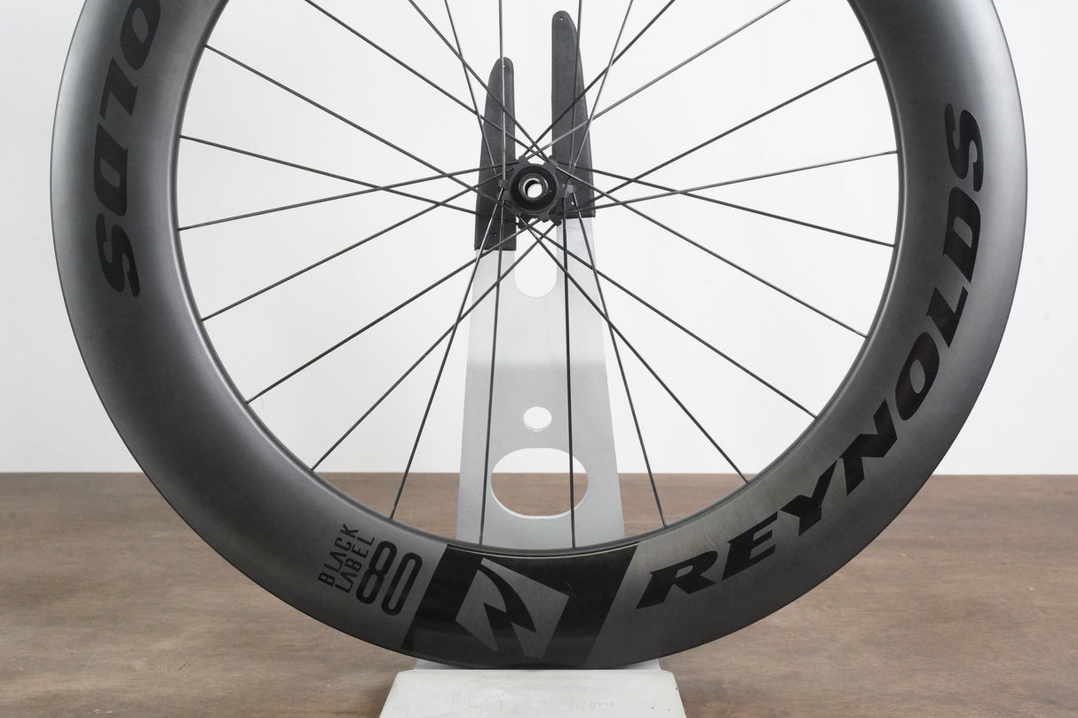 NEW Reynolds Blacklabel Aero 80 Carbon Tubeless Disc Wheelset + Bag