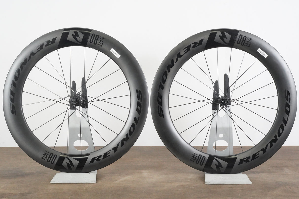 NEW Reynolds Blacklabel Aero 80 Carbon Tubeless Disc Wheelset + Bag