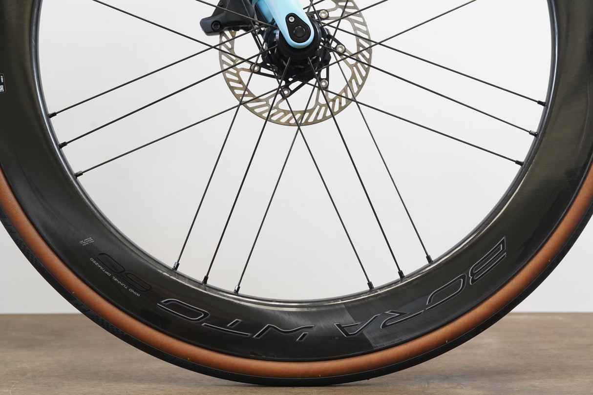 48cm De Rosa SK Pininfarina Campagnolo Ekar Bora WTO Carbon Disc Brake Road Bike