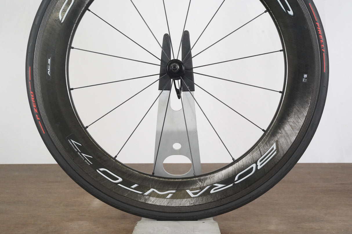 FRONT Campagnolo Bora WTO 77 Carbon Tubeless Clincher Rim Brake Wheel