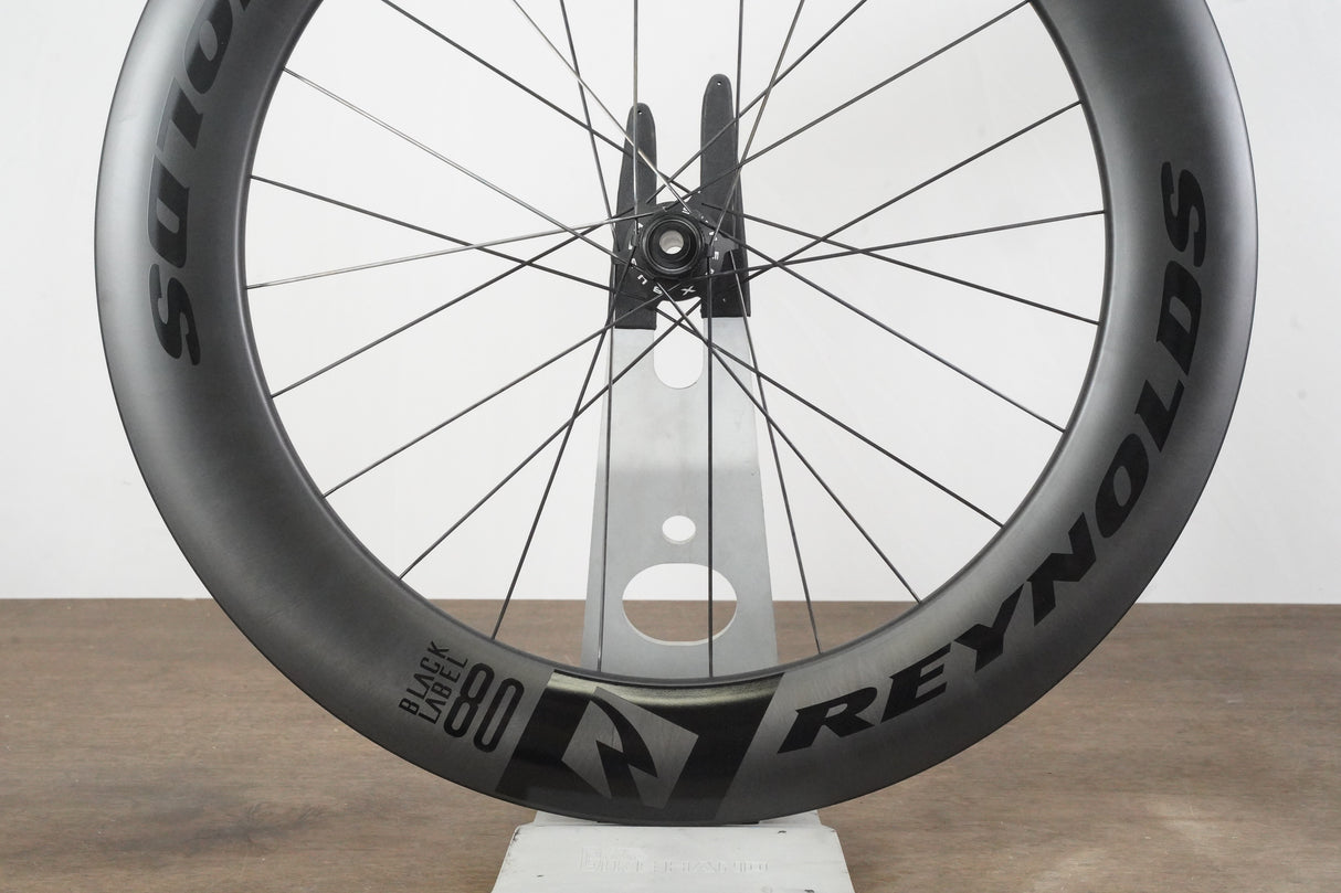 NEW Reynolds Blacklabel Aero 80 Carbon Tubeless Disc Wheelset + Bag