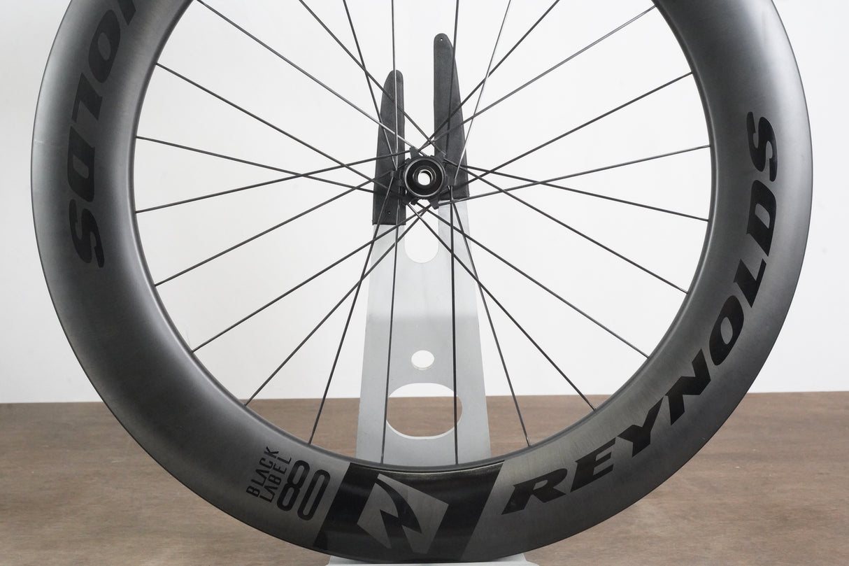 NEW Reynolds Blacklabel Aero 80 Carbon Tubeless Disc Wheelset + Bag