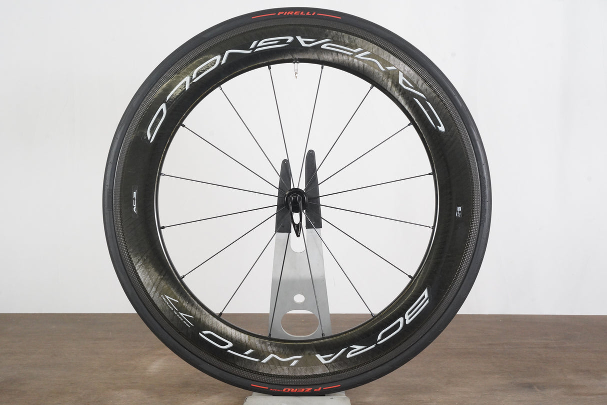 FRONT Campagnolo Bora WTO 77 Carbon Tubeless Clincher Rim Brake Wheel