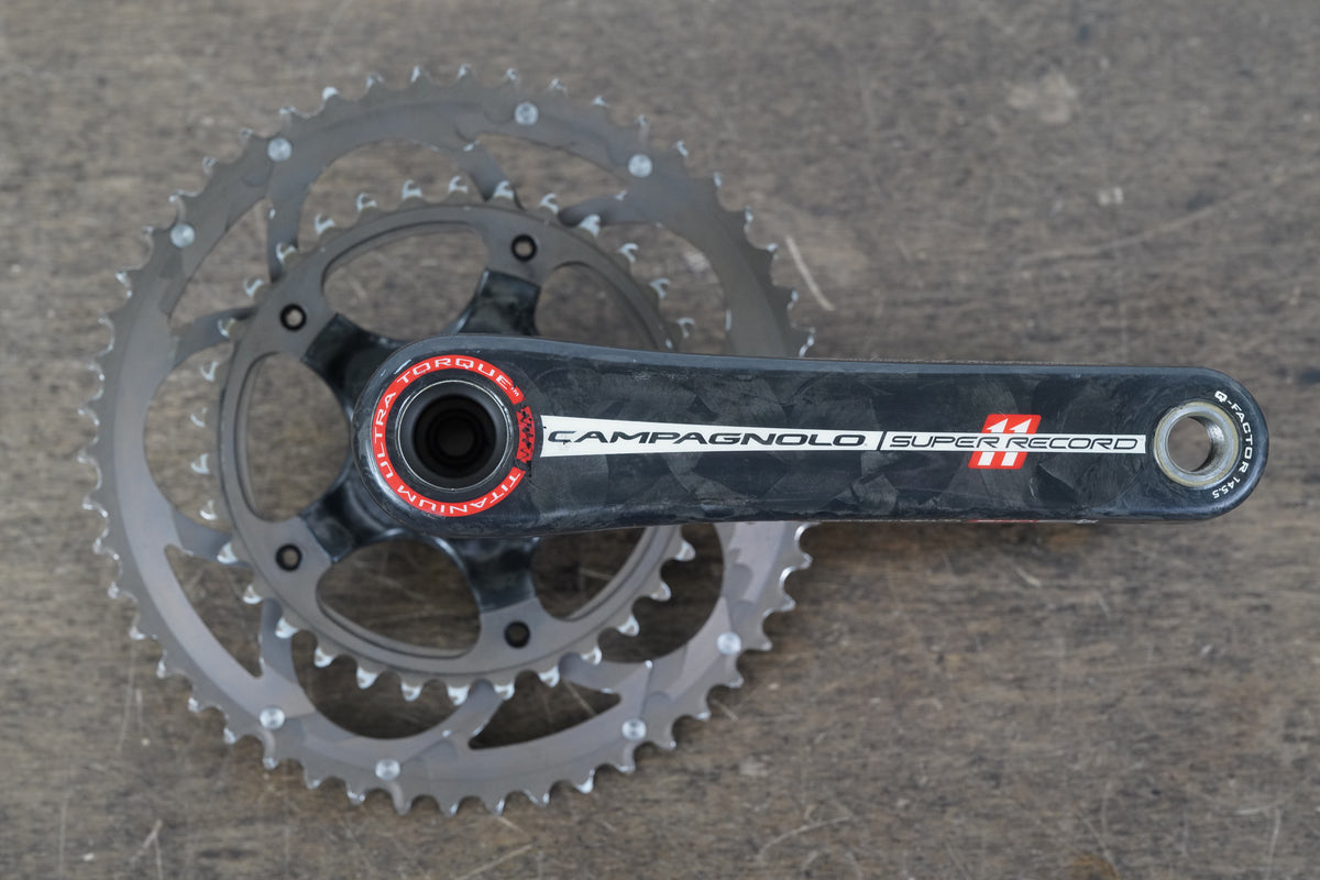 172.5mm 50/34T Campagnolo Super Record Titanium 11 Speed Carbon Crankset (Copy)