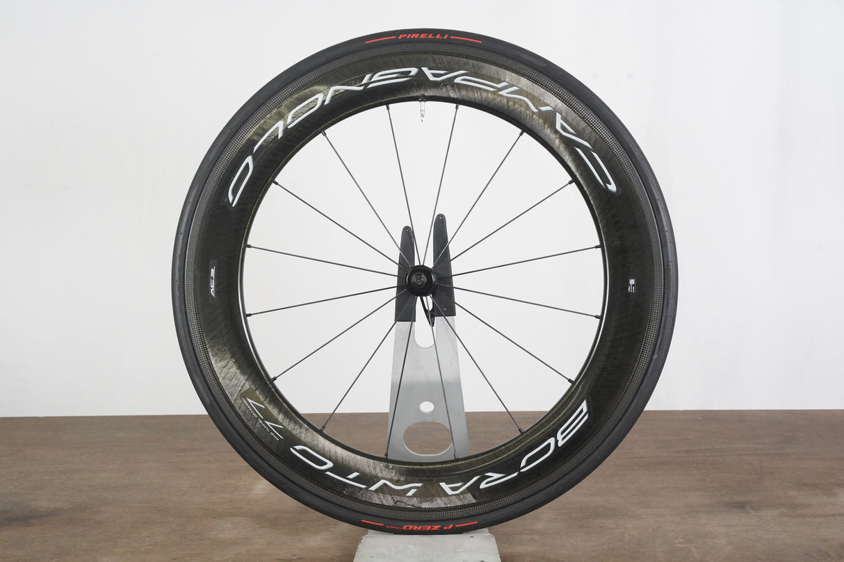 FRONT Campagnolo Bora WTO 77 Carbon Tubeless Clincher Rim Brake Wheel