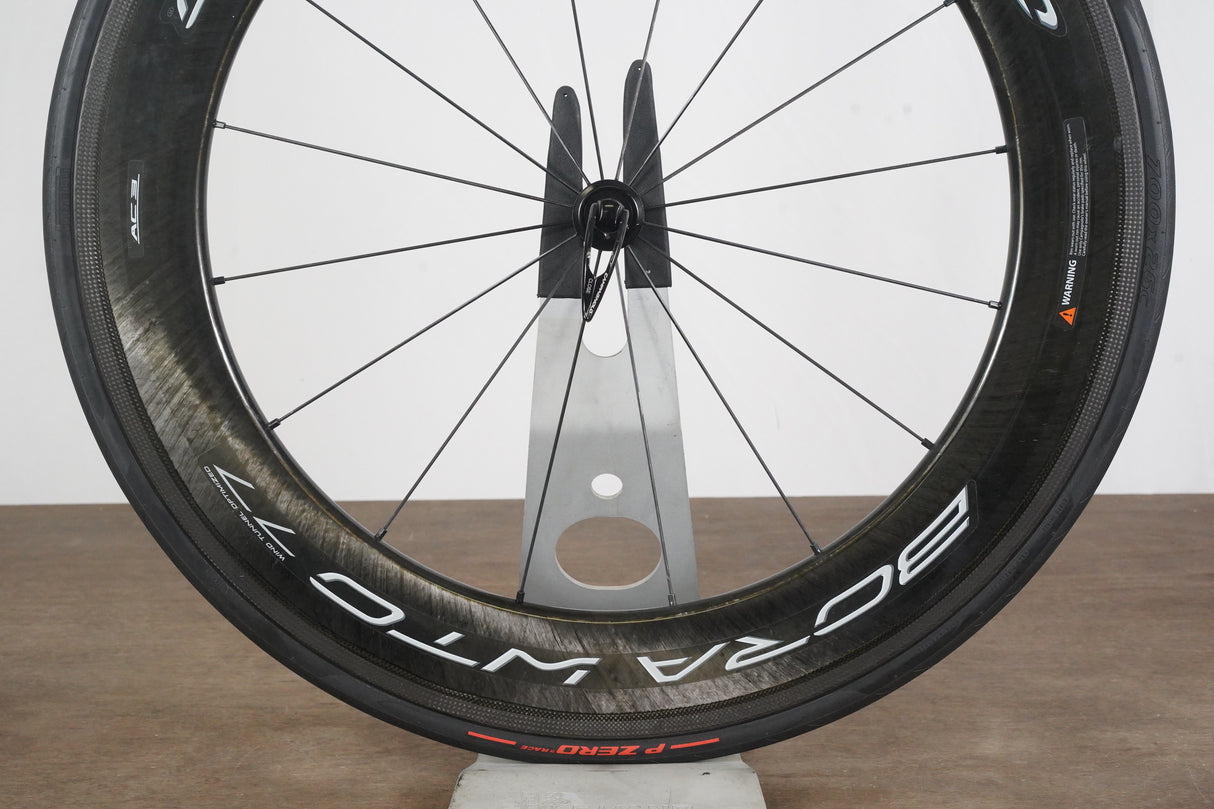 FRONT Campagnolo Bora WTO 77 Carbon Tubeless Clincher Rim Brake Wheel