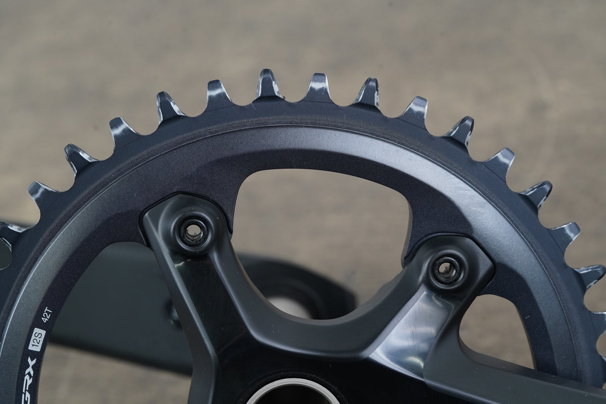 172.5mm 42T Shimano GRX FC-RX810 1x12 Speed Gravel Crankset 662g