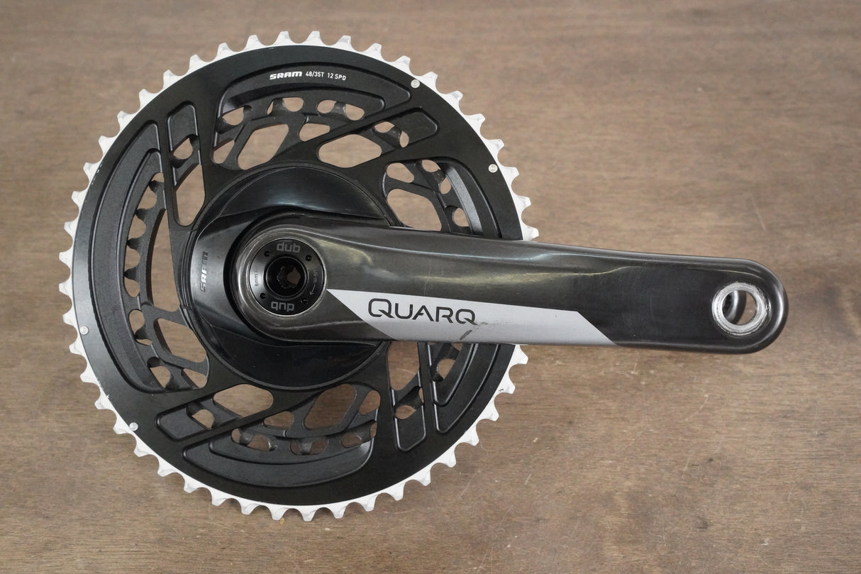 172.5mm 48/35T DUB Quarq 12 Speed Carbon Crankset