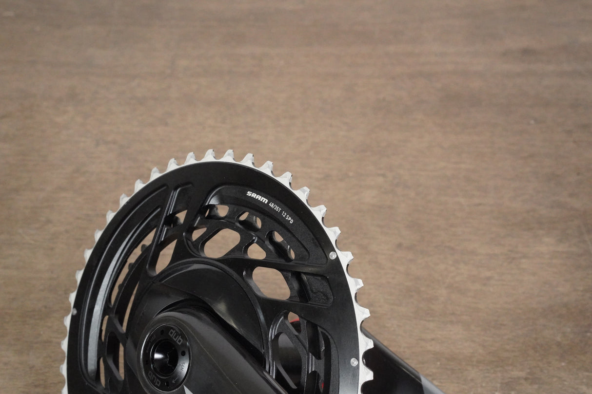 172.5mm 48/35T DUB Quarq 12 Speed Carbon Crankset