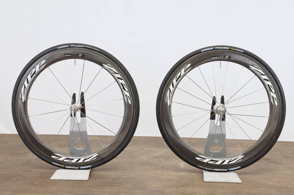 Zipp 404 88/188 Carbon Clincher Rim Brake Wheelset 10 Speed