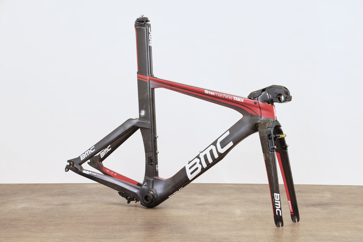 *Damaged* S (Small) BMC TimeMachine TM01 Carbon Rim TT Triathlon Frameset TM 01