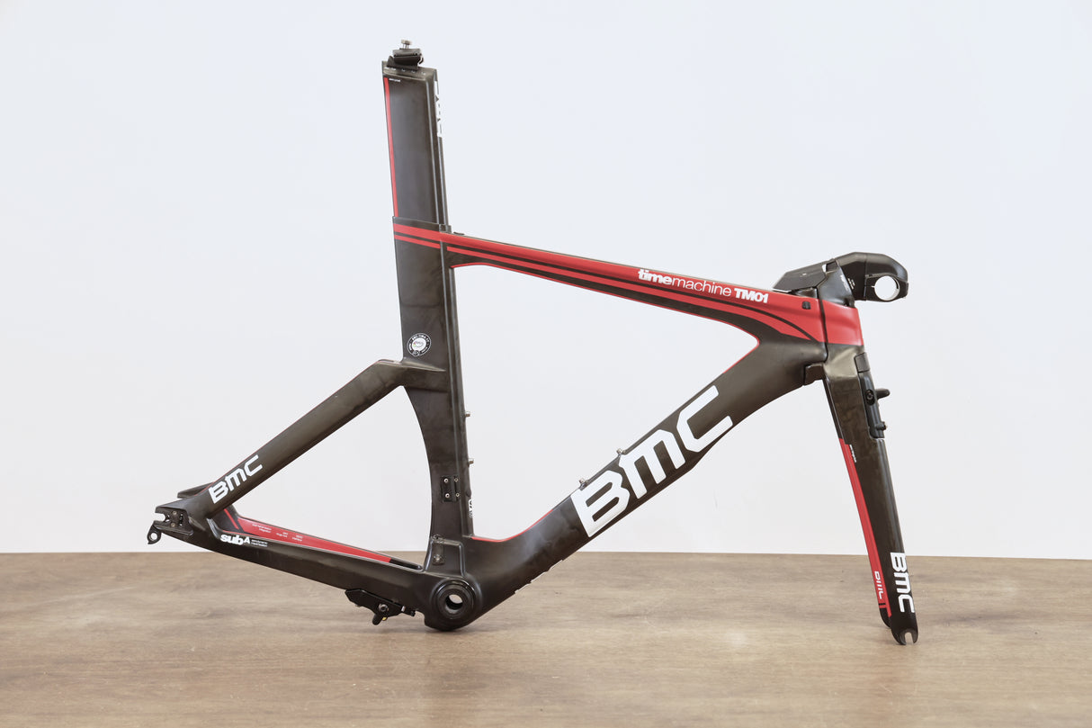 *Damaged* S (Small) BMC TimeMachine TM01 Carbon Rim TT Triathlon Frameset TM 01
