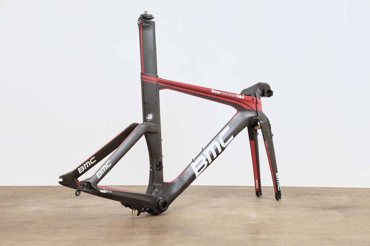 *Damaged* S (Small) BMC TimeMachine TM01 Carbon Rim TT Triathlon Frameset TM 01