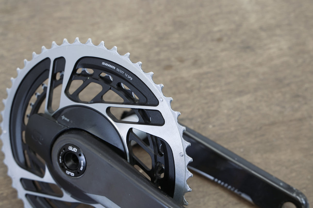 172.5mm 50/37T DUB SRAM Red AXS Quarq 12 Speed Power Meter Crankset