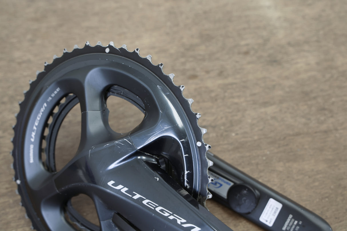175mm 52/36T Shimano Ultegra FC-R8000 Stages Dual Power Meter Crankset 8000